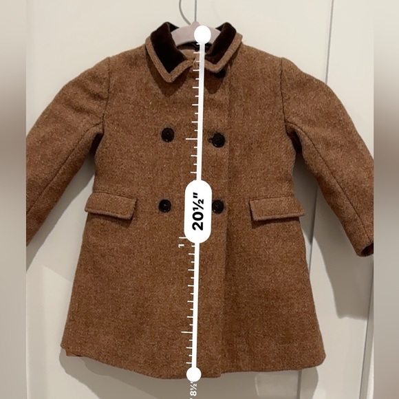 HARRODS CHILPRUFE Vintage 1950 Brown Hand Woven Harris Tweed Jacket Coat 18M - Picture 8 of 9